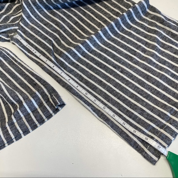 Abound Striped Tie Front Linen Blend Jumpsuit - Picture 13 of 14